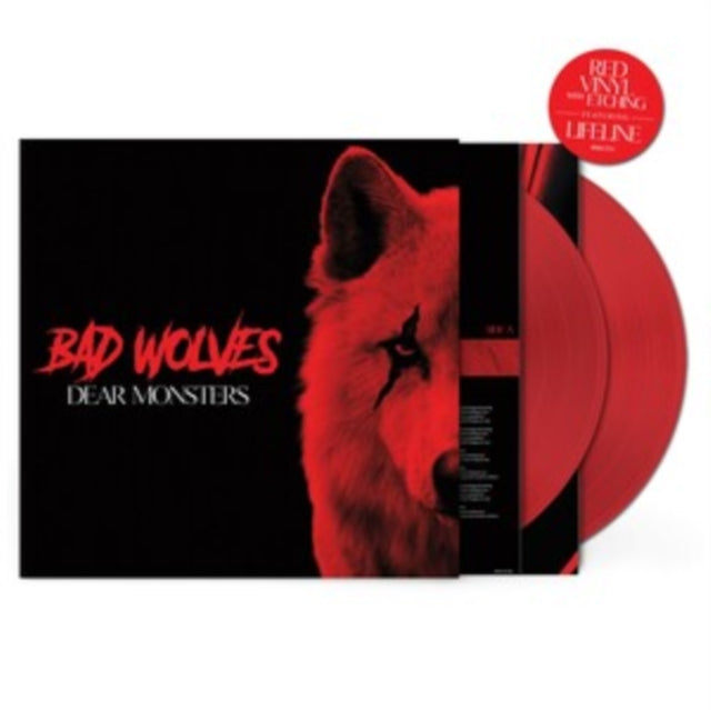 BAD WOLVES | DEAR MONSTERS (RED VINYL) | VINYL RECORD (LP)