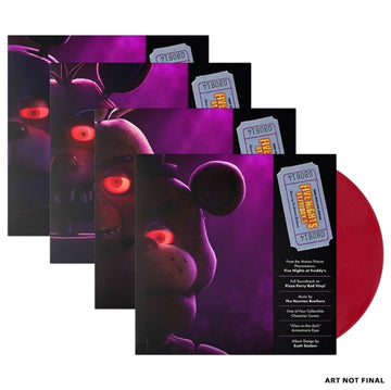 FIVE NIGHTS AT FREDDY’S VINYL OST (PIZZA PARTY RED VINYL) | VINYL RECORD (LP)
