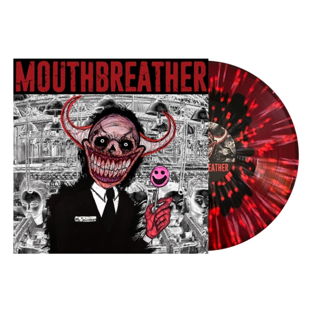 MOUTHBREATHER | I'M SORRY MR. SALESMAN (TRANSPARENT RED, BLACK, & PINK SPLATTER VINYL) | VINYL RECORD (LP)