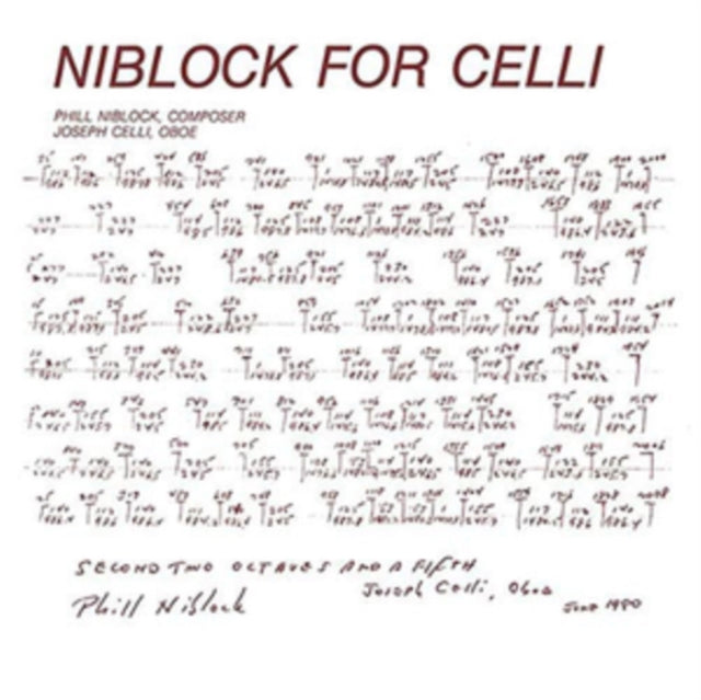 NIBLOCK, PHILL | NIBLOCK FOR CELLI & CELLI PLAYS NIBLOCK | VINYL RECORD (LP)