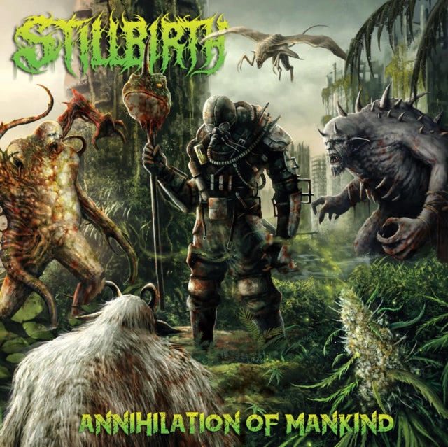 STILLBIRTH | ANNIHILATION OF MANKIND (SWAMP GREEN WITH BLACK SMOKE VINYL) | VINYL RECORD (LP)