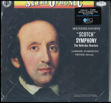 MENDELSSOHN: SYMPH NO. 3 SCOTCH SYMPHONY THE HEBRIDES OVERTURE | VINYL RECORD (LP)