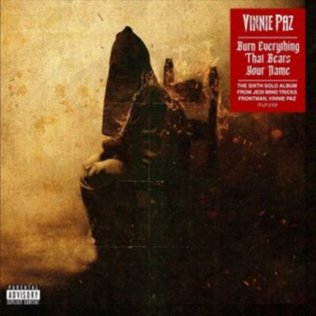 VINNIE PAZ | BURN EVERYTHING THAT BEARS YOUR NAME (BLACK WITH BROWN SPLATTER VINYL/2LP) | VINYL RECORD (LP)