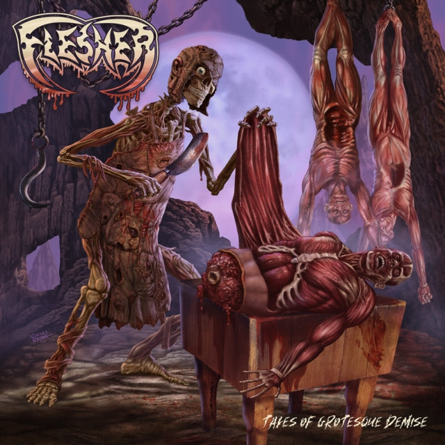 FLESHER | TALES OF GROSTEQUE DEMISE (RED VINYL) | VINYL RECORD (LP)