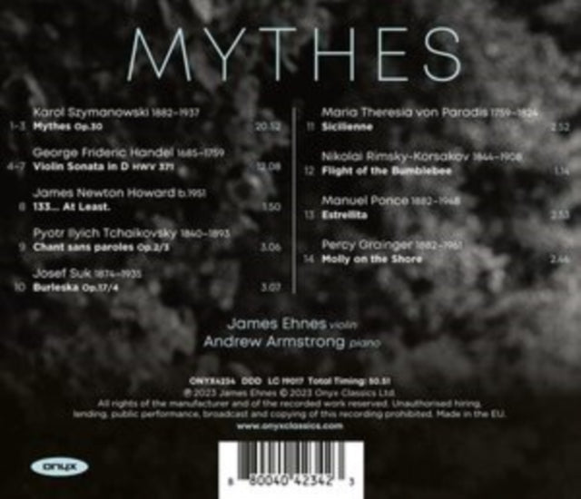 EHNES, JAMES | MYTHES | CD