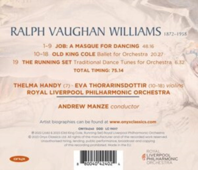 ROYAL LIVERPOOL PHILHARMONIC ORCHESTRA | VAUGHAN WILLIAMS: JOB - A MASQUE FOR DANCING | CD