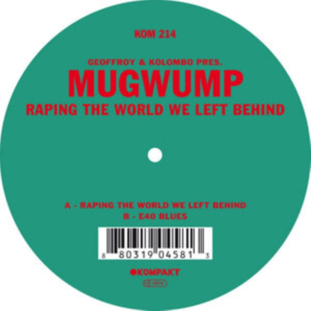 GEOFFROY & KOLOMBO PRES. MUGWUMP | RAPING THE WORLD WE LEFT BEHIND | 12IN VINYL