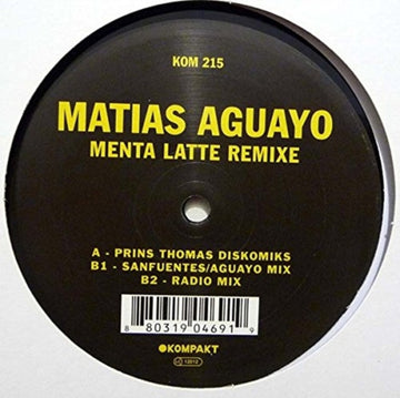 AGUAYO, MATIAS | MENTA LATTE REMIXE | 12IN VINYL