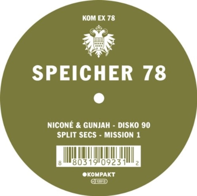 NICONE & GUNJAH / SPLIT SECS | SPEICHER 78 | 12IN VINYL