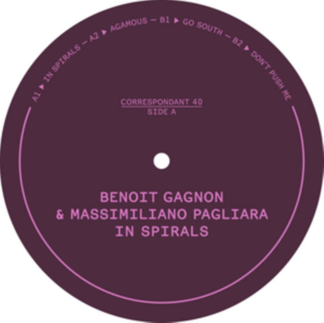 GAGNON, BENOIT / PAGLIARA, MASSIMILIANO | IN SPIRALS | 12IN VINYL