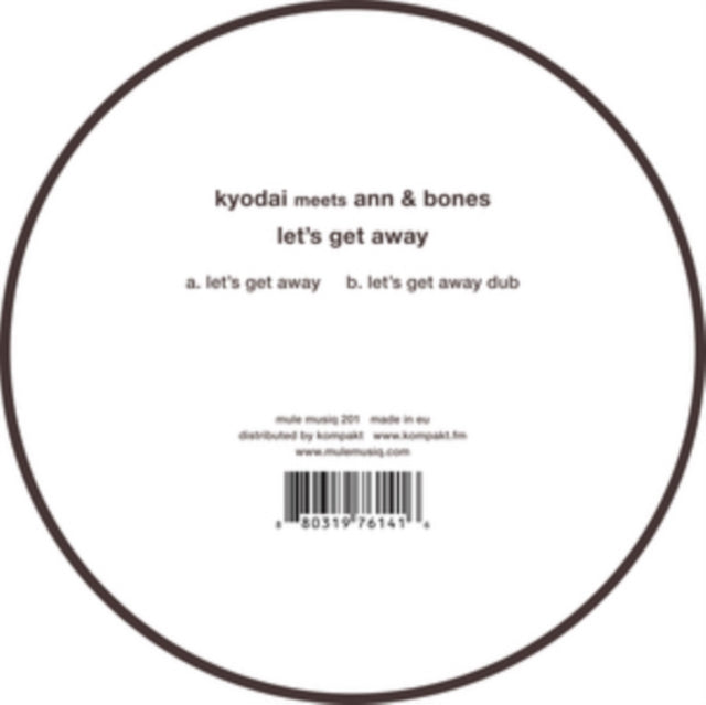KYODAI MEETS ANN & BONES | LET'S GET AWAY | 12IN VINYL