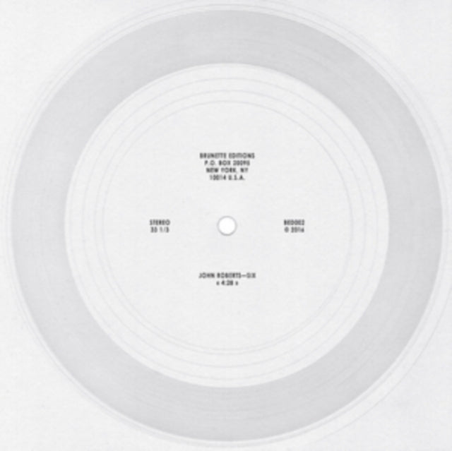ROBERTS, JOHN | SIX | 7IN VINYL