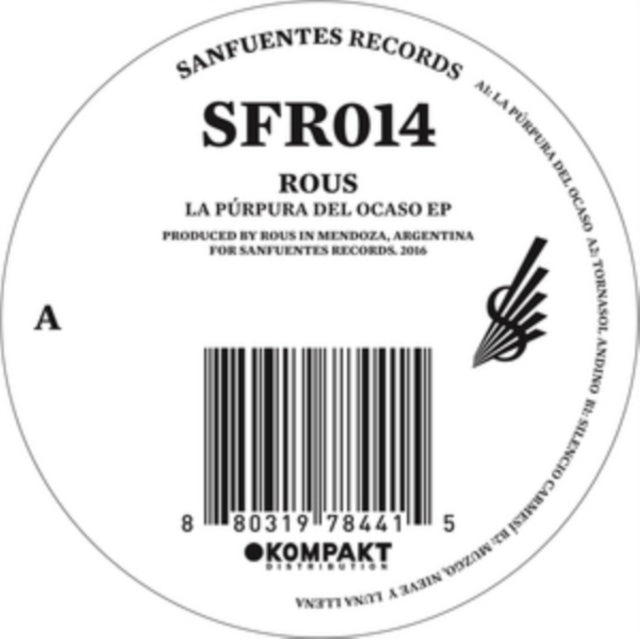 ROUS | LA PURPURA DEL OCASO | 12IN VINYL