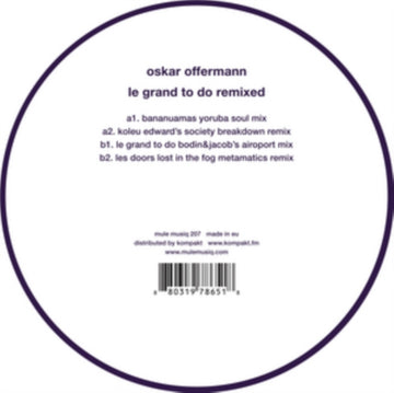 OFFERMANN, OSKAR | LE GRAND TO DO REMIXED | 12IN VINYL