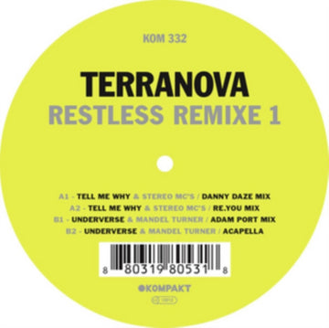 TERRANOVA | RESTLESS REMIXE 1 | 12IN VINYL