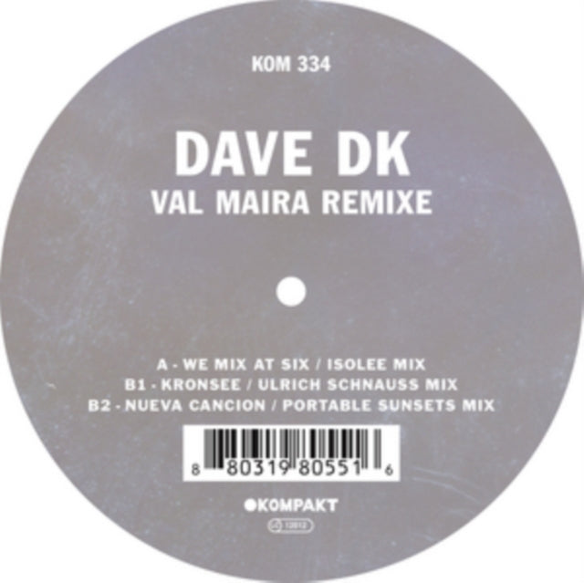 DAVE DK | VAL MAIRA REMIXE | 12IN VINYL