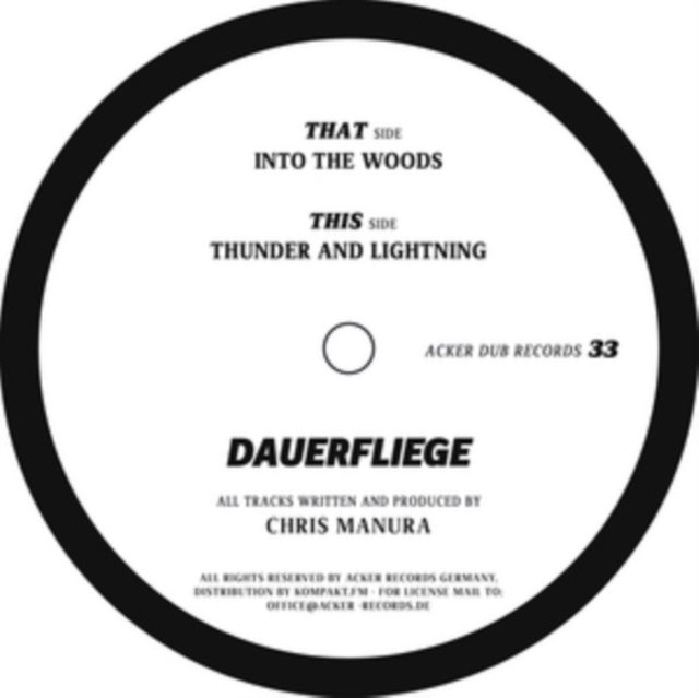 MANURA, CHRIS | DAUERFLIEGE EP | 10IN VINYL