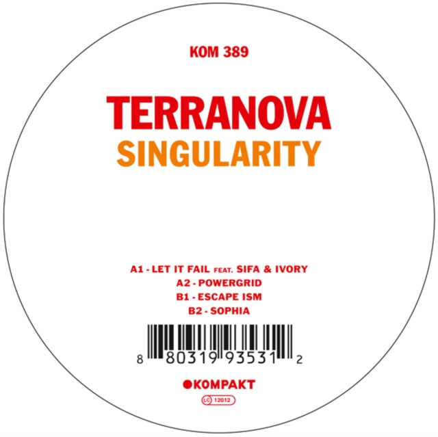 TERRANOVA | SINGULARITY | 12IN VINYL