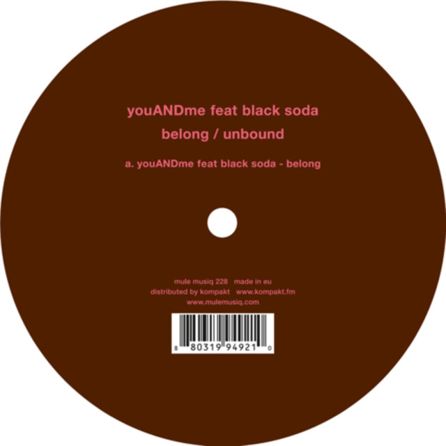 YOUANDME | BELONG/UNBOUND | 12IN VINYL