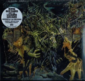 KING GIZZARD & THE LIZARD WIZARD | MURDER OF THE UNIVERSE (TRANSPARENT GREEN W/MUSTARD YELOW SPLATTER VINYL) | VINYL RECORD (LP)