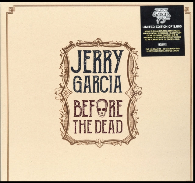 GARCIA, JERRY | BEFORE THE DEAD (LIMITED 5 LP BOX SET) | VINYL RECORD (LP)