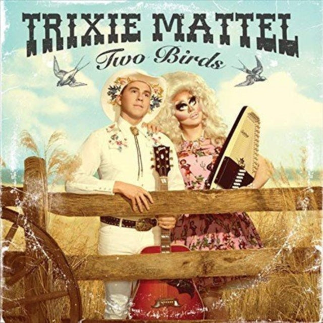 TRIXIE MATTEL | TWO BIRDS ONE STONE (CLEAR W/PINK BLOB VINYL) | VINYL RECORD (LP)