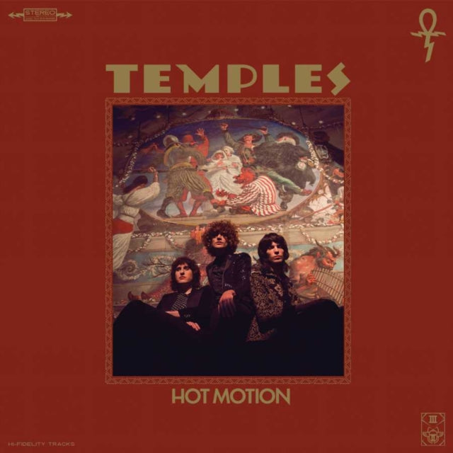 TEMPLES | HOT MOTION (FOREST GREEN/TAN WITH RED/YELLOW SPLATTER VINYL) | VINYL RECORD (LP)
