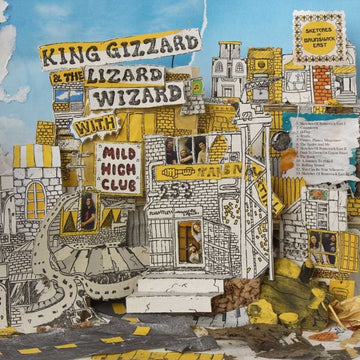 KING GIZZARD & THE LIZARD WIZARD; MILD HIGH CLUB | SKETCHES OF BRUNSWICK EAST (YELLOW W/ BLUE SPLATTER VINYL) | VINYL RECORD (LP)