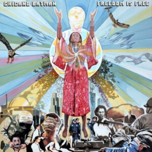 CHICANO BATMAN | FREEDOM IS FREE (PINK & BLUE SPLATTER VINYL) | VINYL RECORD (LP)