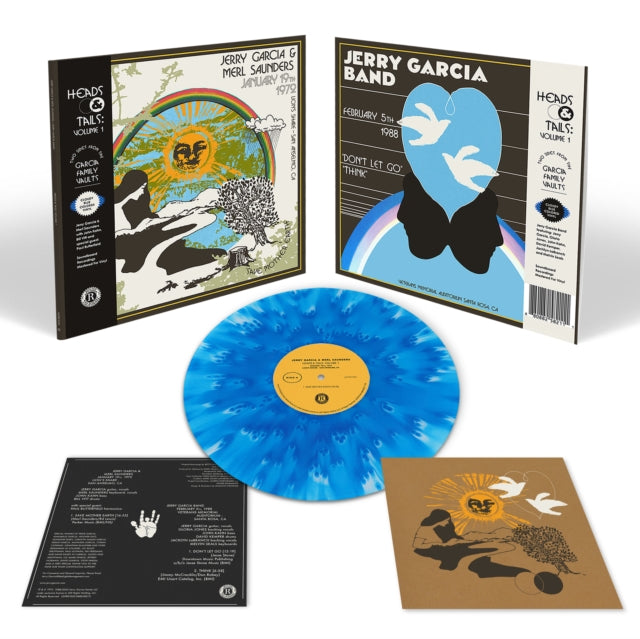 GARCIA, JERRY & MERL SAUNDERS | HEADS & TAILS VOL. 1 (BLUE VINYL) | VINYL RECORD (LP)