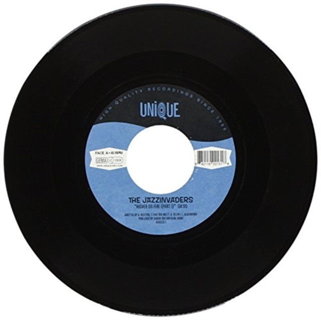JAZZINVADERS | HIGHER ON FIRE (PT.1 & 2) | 7IN VINYL