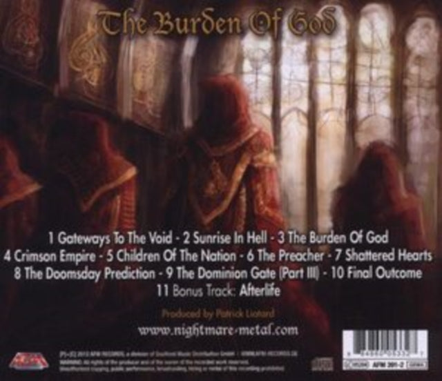 NIGHTMARE | BURDEN OF GOD | CD