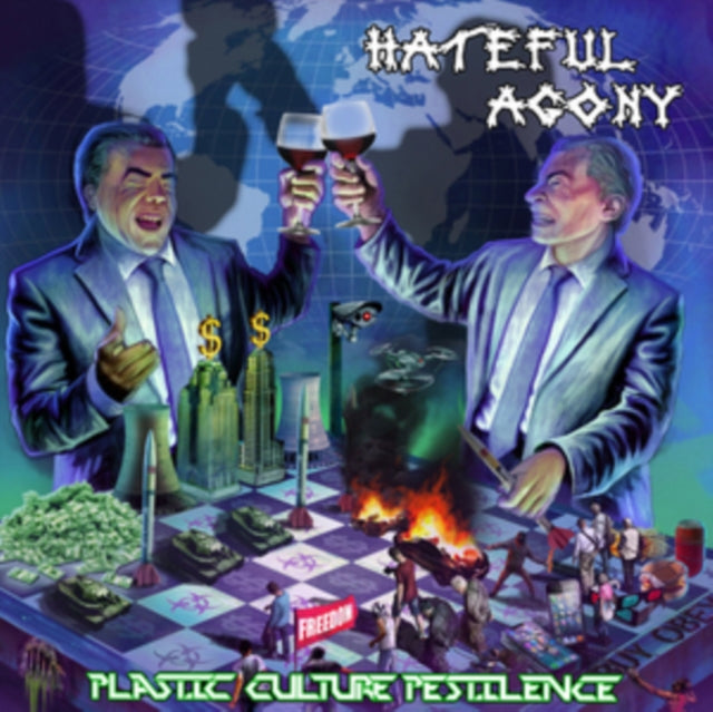 HATEFUL AGONY | PLASTIC CULTURE PESTILENCE (LTD.  BLUE VINYL) | VINYL RECORD (LP)