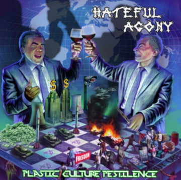 HATEFUL AGONY | PLASTIC CULTURE PESTILENCE (LTD.  BLUE VINYL) | VINYL RECORD (LP)