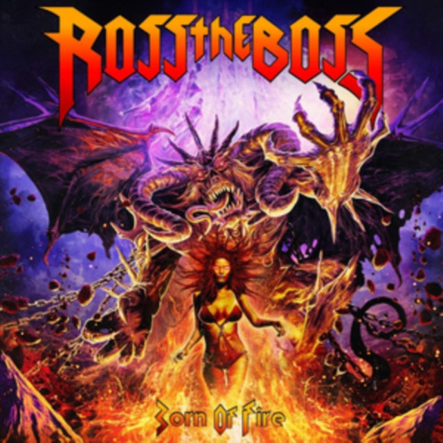 ROSS THE BOSS | BORN OF FIRE (CLEAR YELLOW VINYL) | VINYL RECORD (LP)