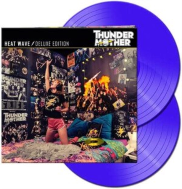 THUNDERMOTHER | HEAT WAVE (CLEAR BLUE VINYL/2LP) | VINYL RECORD (LP)