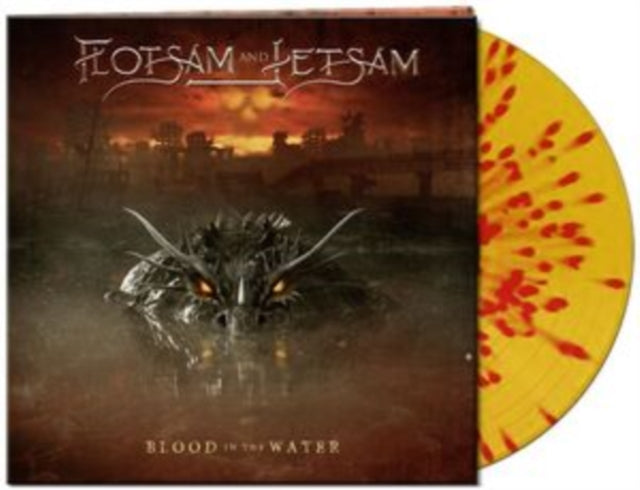 FLOTSAM & JETSAM | BLOOD IN THE WATER (CLEAR YELLOW/RED SPLATTER VINYL) | VINYL RECORD (LP)