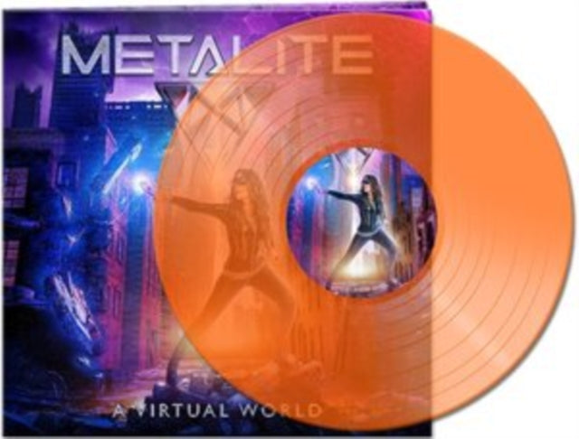 METALITE | VIRTUAL WORLD (CLEAR ORANGE VINYL) | VINYL RECORD (LP)