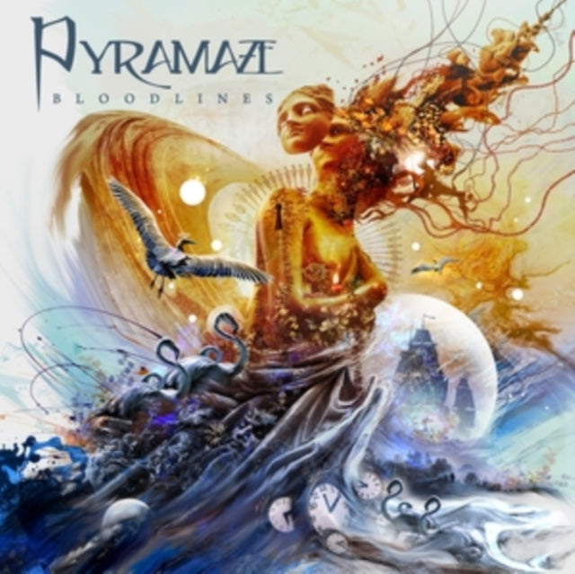 PYRAMAZE | BLOODLINES (ORANGE/BLUE MARBLED VINYL) | VINYL RECORD (LP)