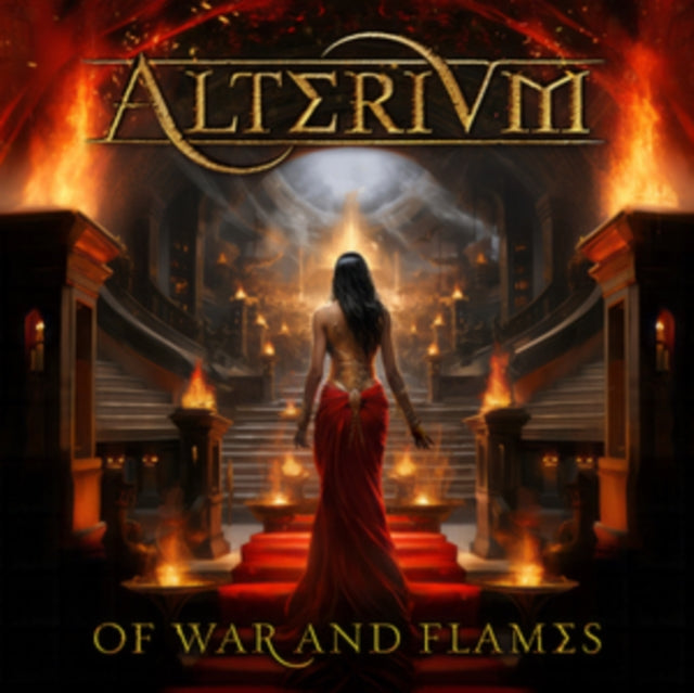 ALTERIUM | OF WAR & FLAMES (GOLD VINYL) | VINYL RECORD (LP)