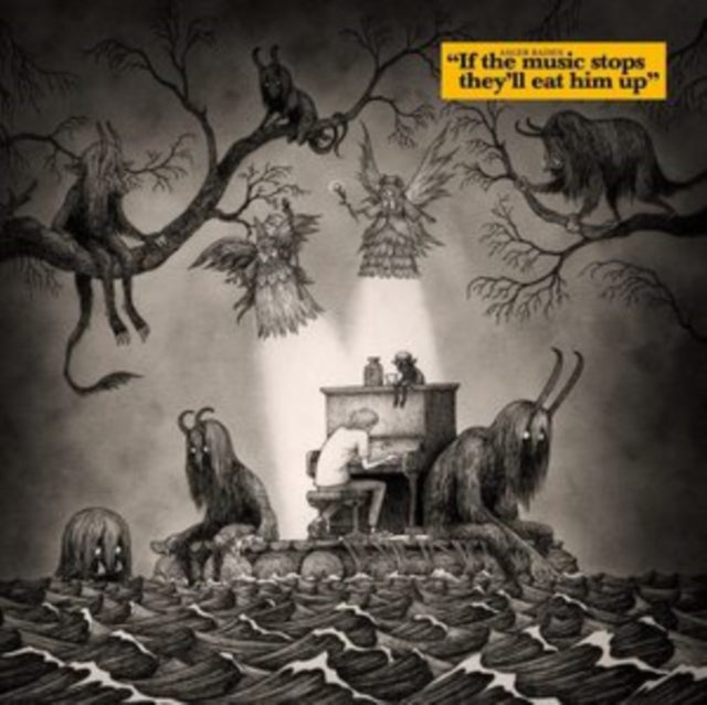 BADEN, ASGER | IF THE MUSIC STOPS, THEY'LL EAT HIM UP (YELLOW VINYL) | VINYL RECORD (LP)