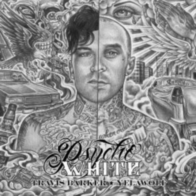 BARKER, TRAVIS FEATURING YELAWOLF | PSYCHO WHITE EP | VINYL RECORD (LP)