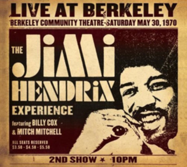 HENDRIX, JIMI EXPERIENCE | LIVE AT BERKELEY | CD