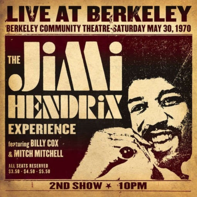 HENDRIX, JIMI EXPERIENCE | LIVE AT BERKELEY (2LP/GATEFOLD) | VINYL RECORD (LP)