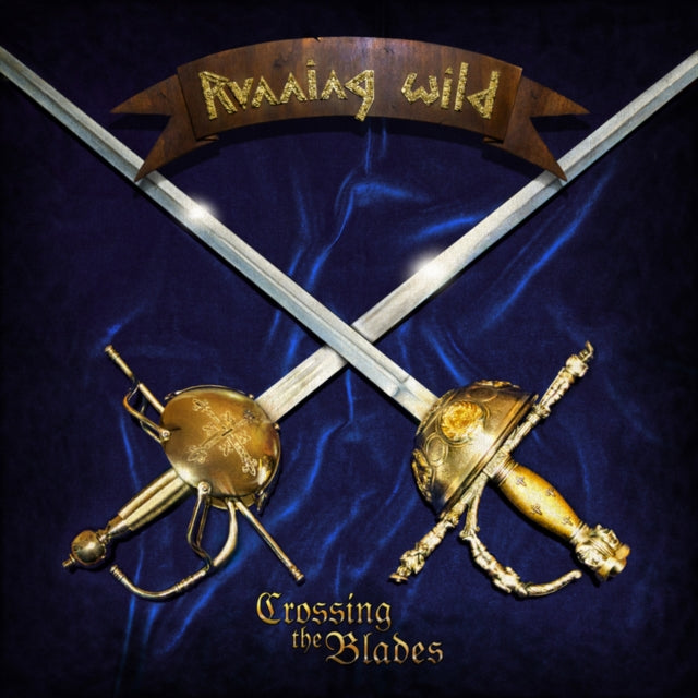 RUNNING WILD | CROSSING THE BLADES | VINYL RECORD (LP)