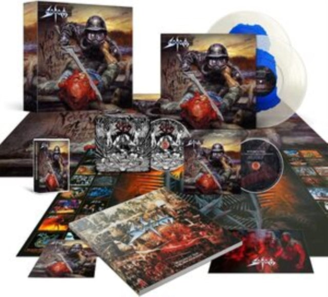 SODOM | 40 YEARS AT WAR â€“ THE GREATEST HELL OF SODOM (2LP/2CD/CASSETTE/POSTERS/BOOK) | VINYL RECORD (LP)