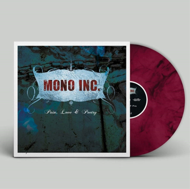 MONO INC | PAIN, LOVE & POETRY (MAGENTA WITH BLACK STREAKS VINYL) | VINYL RECORD (LP)