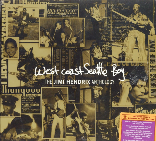 HENDRIX, JIMI | WEST COAST SEATTLE BOY: ANTHOLOGY (180G) | VINYL RECORD (LP)