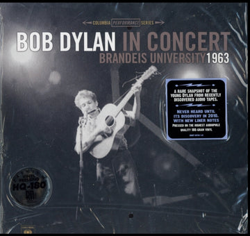 DYLAN, BOB | IN CONCERT: BRANDEIS UNIVERSITY 1963 (180G) | VINYL RECORD (LP)