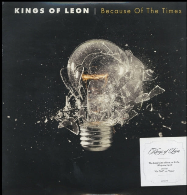 KINGS OF LEON | BECAUSE OF THE TIMES (2LP/180G/GATEFOLD) | VINYL RECORD (LP)